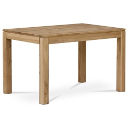 Autronic - Jedálenský stôl 120x80x75 cm, masív dub, povrchová úprava olejom, nohy 8x8x cm - DS-D120 OAK