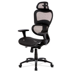 Autronic - kancelárska stolička, látka mesh čierna - KA-A188 BK