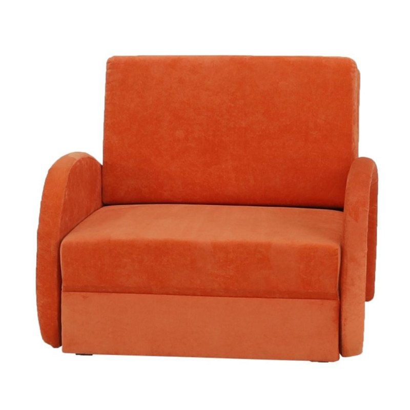 Rozkladacie kreslo, oranžová, MILI 1