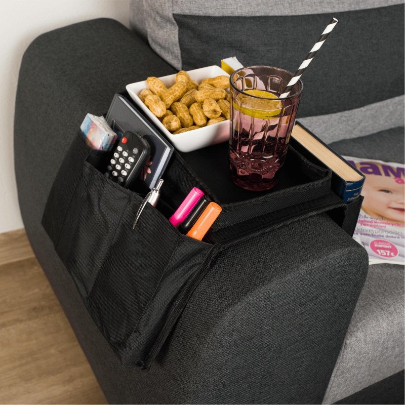 Organizér na pohovku, čierna, IPRES