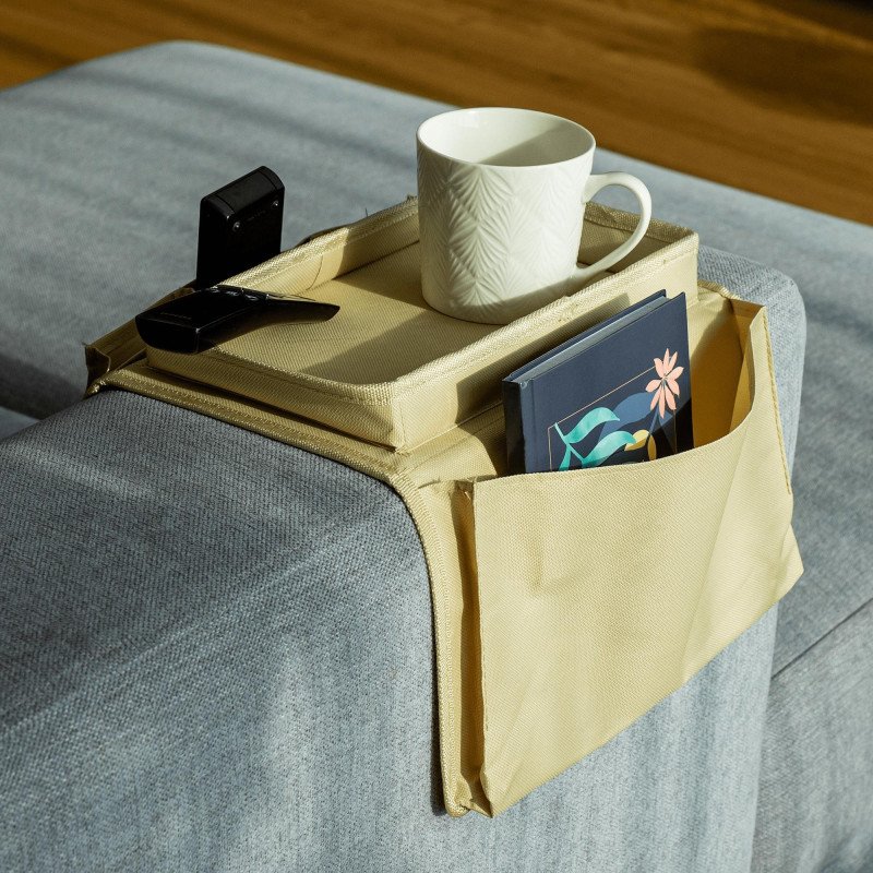 Organizér na pohovku, béžová, IPRES