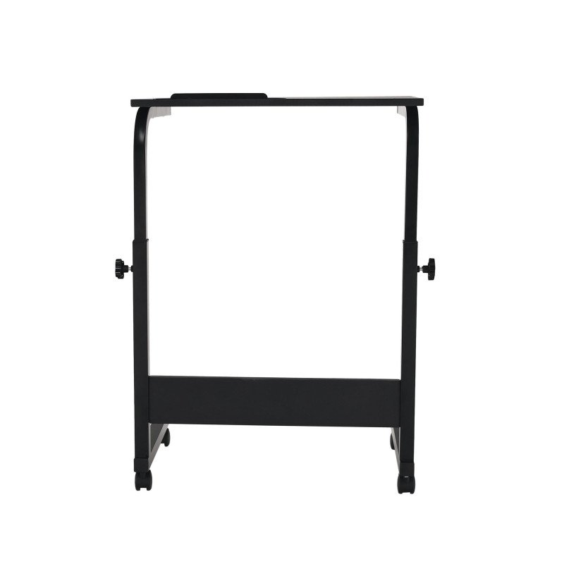 PC stôl s kolieskami, čierna, WESTA