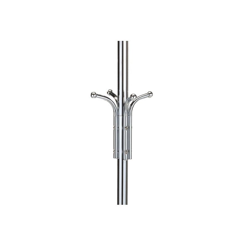 Autronic - Vešiak stojanový, výška 182 cm, kovová konštrukcia, lesklý chróm, nosnosť 10 kg - 80001-06B CR