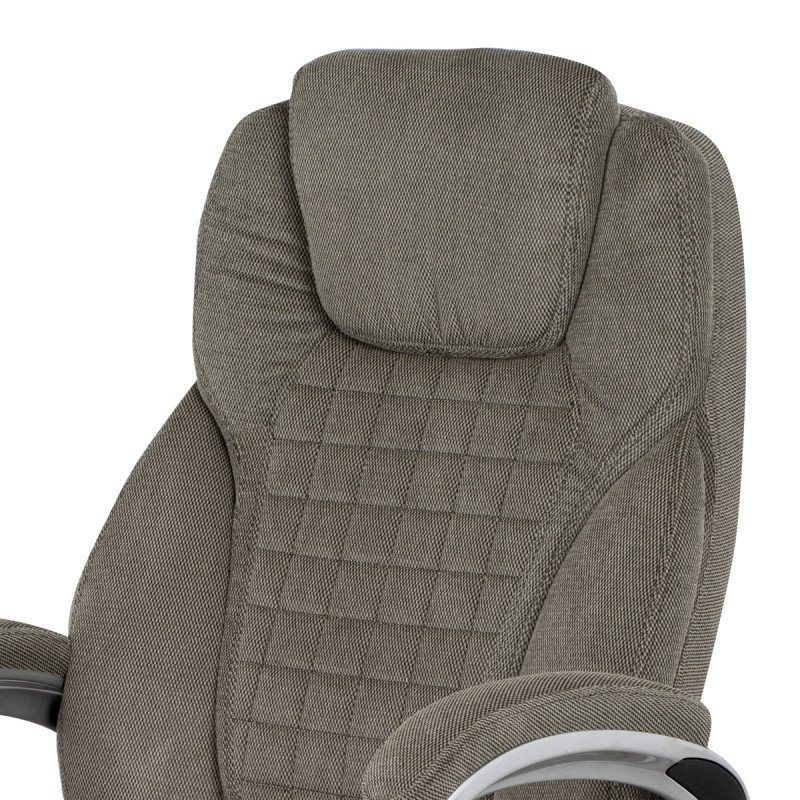 Autronic - kancelárske kreslo, látka sivohnedá s prešitím - KA-G196 GREY2