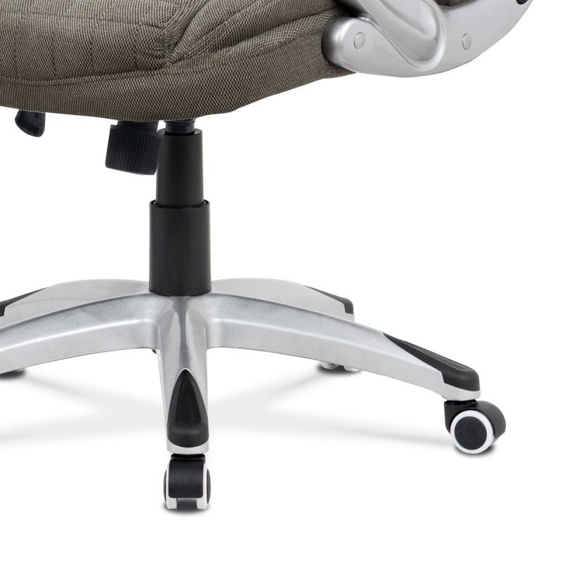 Autronic - kancelárske kreslo, látka sivohnedá s prešitím - KA-G196 GREY2