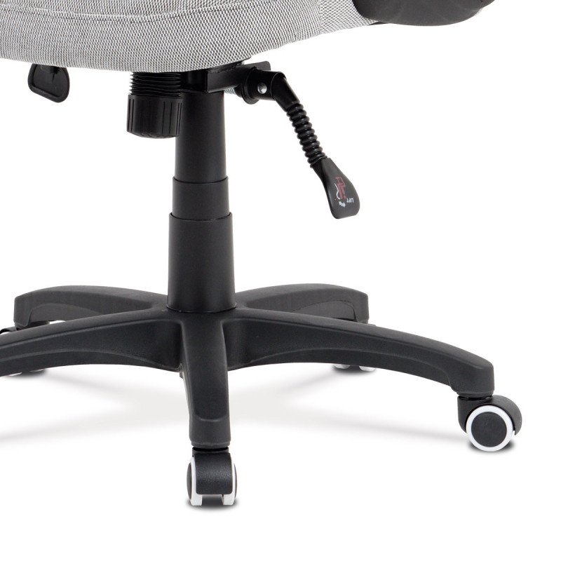 Autronic - kancelárske kreslo, látka sivá s prešítím - KA-G303 SIL2