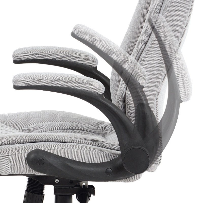 Autronic - kancelárske kreslo, látka sivá s prešítím - KA-G303 SIL2