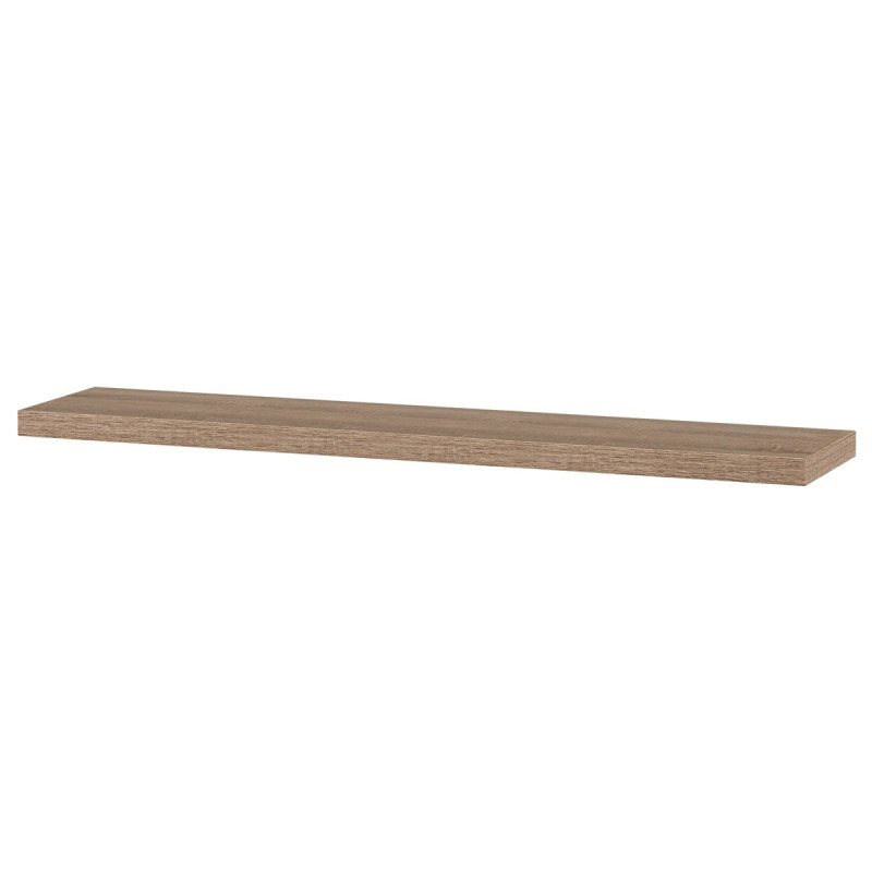 Autronic - Polička nástenná 120 cm, MDF, 3D dekor dub sonoma, baleno v ochranej fólii - P-002 SON1