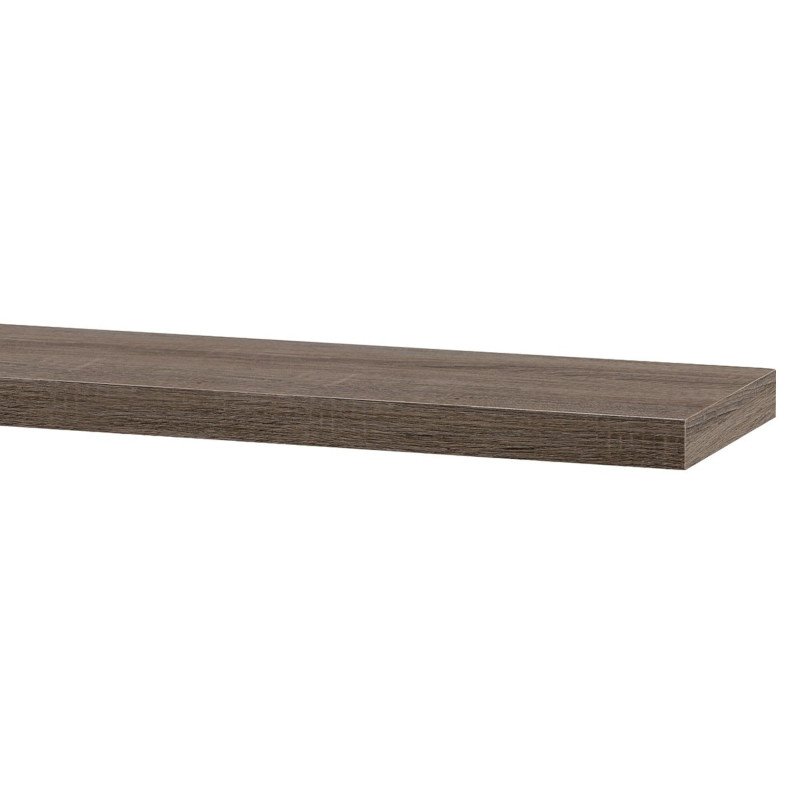 Autronic - Polička nástenná 120 cm, MDF, 3D dekor dub sonoma dark, baleno v ochranej fólii - P-002 SON2