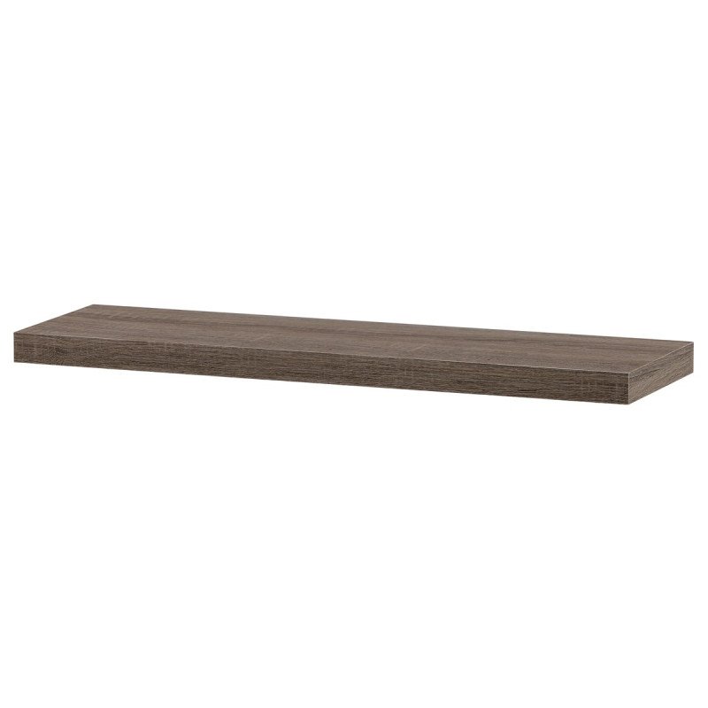 Autronic - Polička nástenná 90 cm, MDF, 3D dekor dubsonoma dark, baleno v ochranej fólii - P-013 SON2