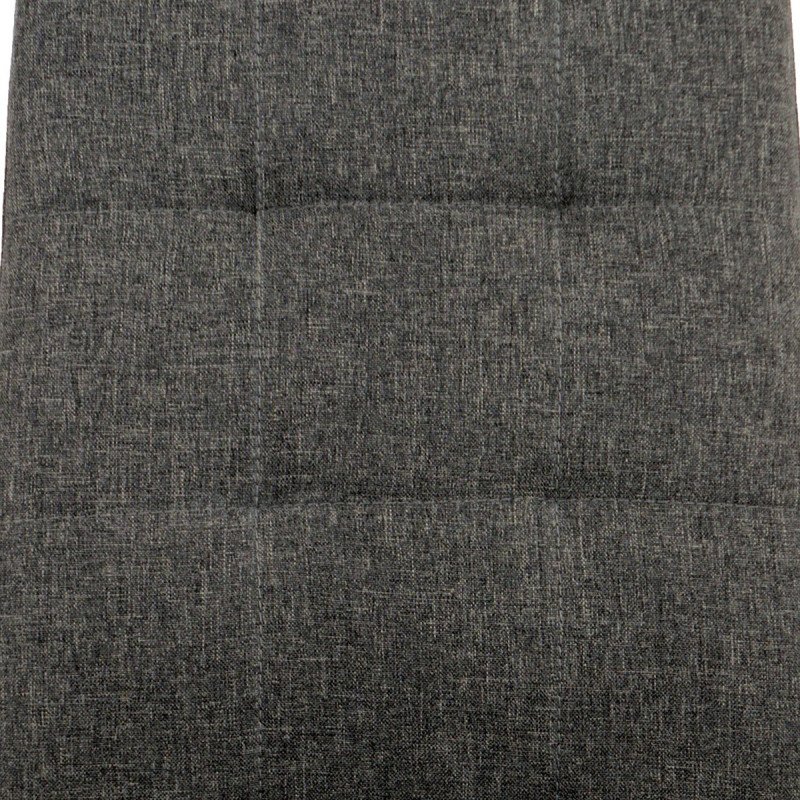 Autronic - Jedálenská stolička, poťah sivá látka, kov antracitový matný lak - DCL-397 GREY2