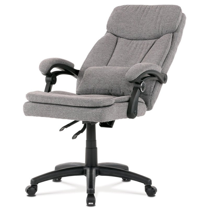 Autronic - Kancelárske kreslo, poťah sivá látka, permanent contact mechanismus s aretáciou - KA-Y362 GREY
