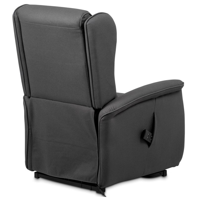 Autronic - TV kreslo ušiak + elektricky polohovnie, 2 motory, sivá látka - TV-1192 GREY2 Autronic - TV kreslo ušiak + elektricky polohovnie, 2 motory, sivá látka - TV-1192 GREY2