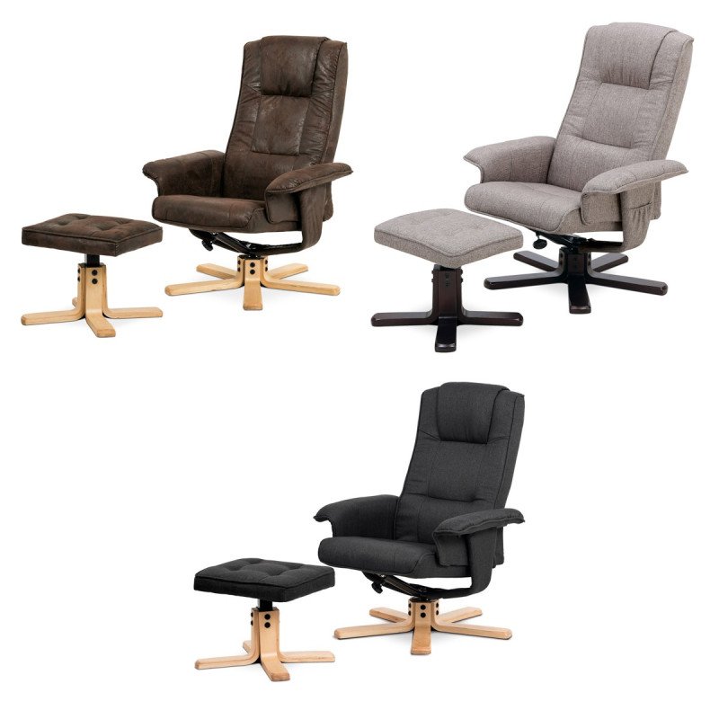 Autronic - relax kreslo, antracitová látka - TV-5010 GREY2 Autronic - relax kreslo, antracitová látka - TV-5010 GREY2