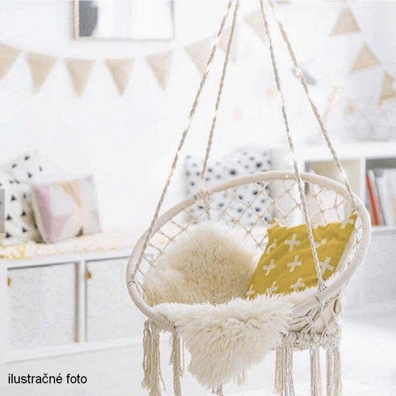 Kondela Závesné kreslo, biela, AMADO 2 NEW