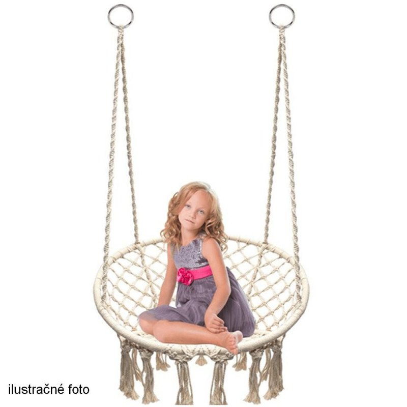 Kondela Závesné kreslo, biela, AMADO 2 NEW