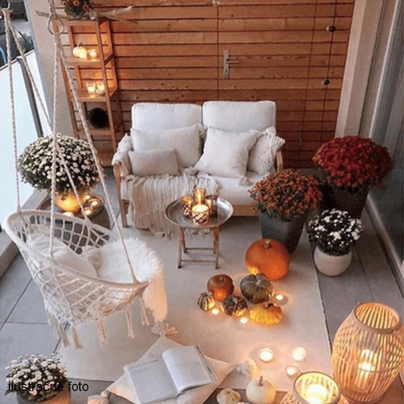 Kondela Závesné kreslo, biela, AMADO 2 NEW