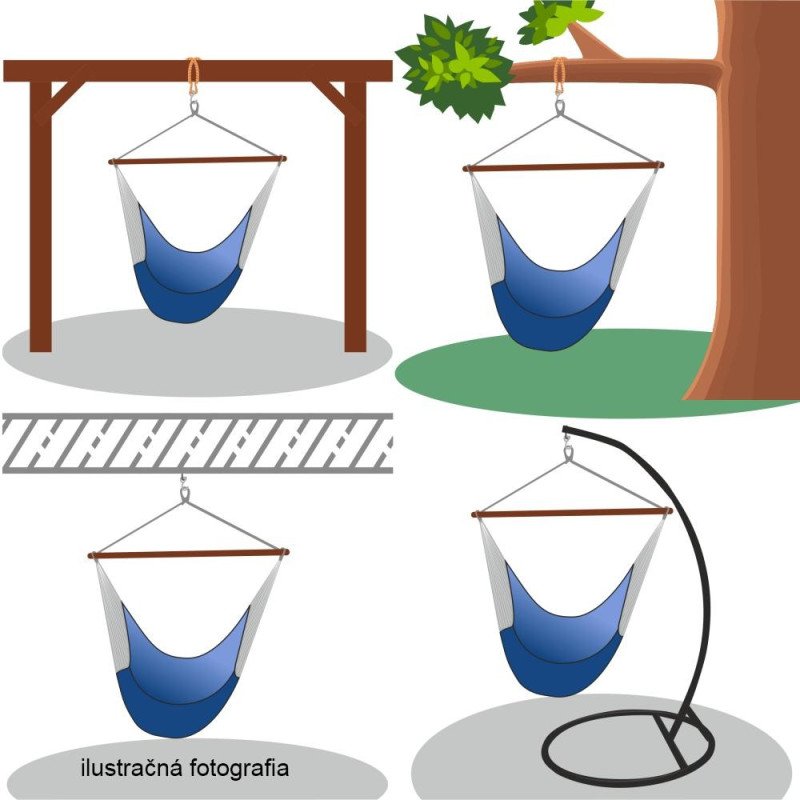Kondela Závesné kreslo, biela, AMADO 2 NEW