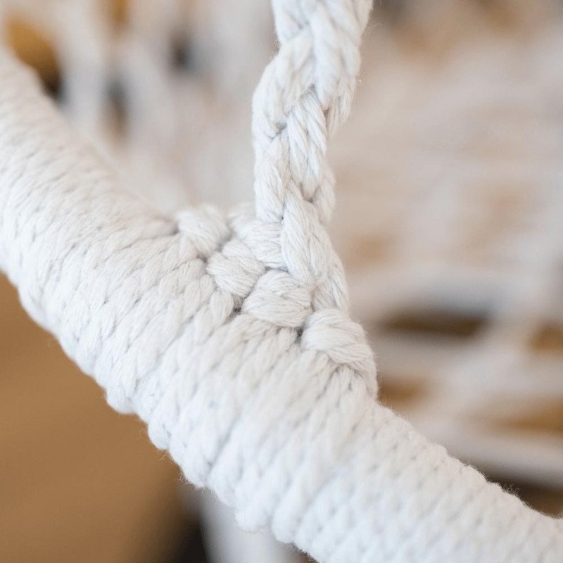 Kondela Závesné kreslo, biela, AMADO 2 NEW