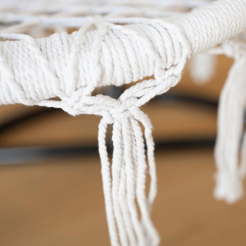 Kondela Závesné kreslo, biela, AMADO 2 NEW