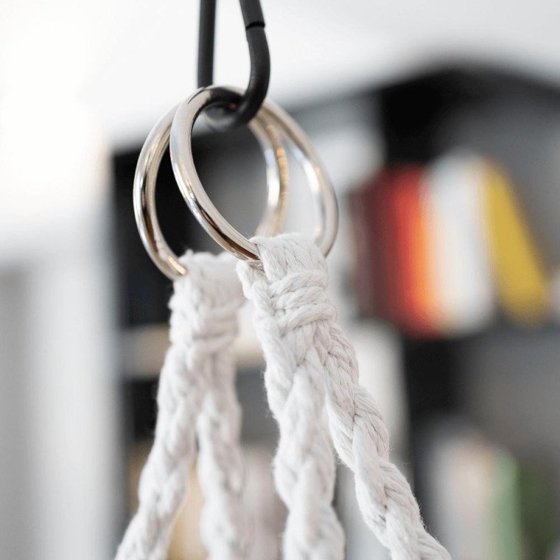 Kondela Závesné kreslo, biela, AMADO 2 NEW