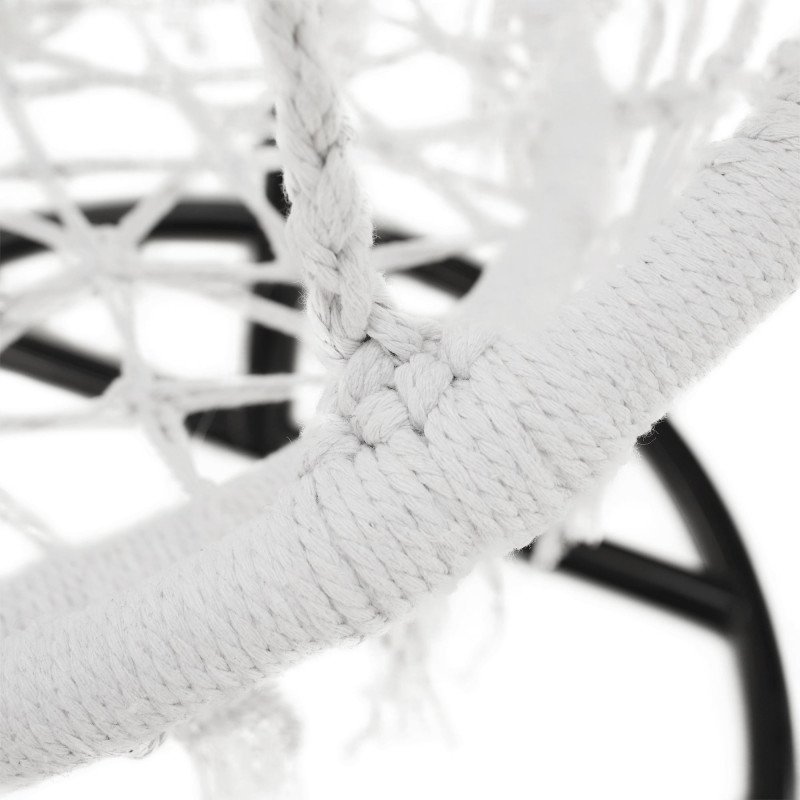 Kondela Závesné kreslo, biela, AMADO 2 NEW