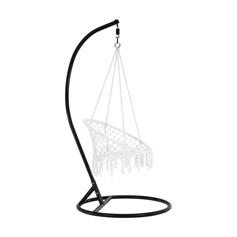 Kondela Závesné kreslo, biela, AMADO 2 NEW