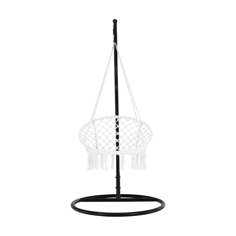 Kondela Závesné kreslo, biela, AMADO 2 NEW