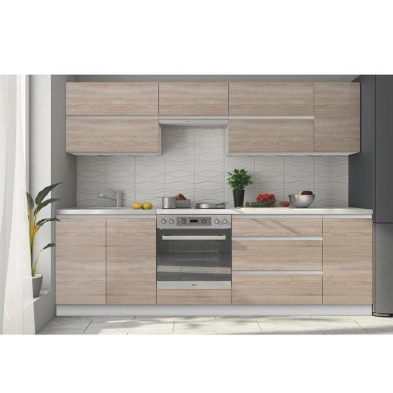 Kondela Dolná skrinka D 80, dub sonoma/biela , LINE