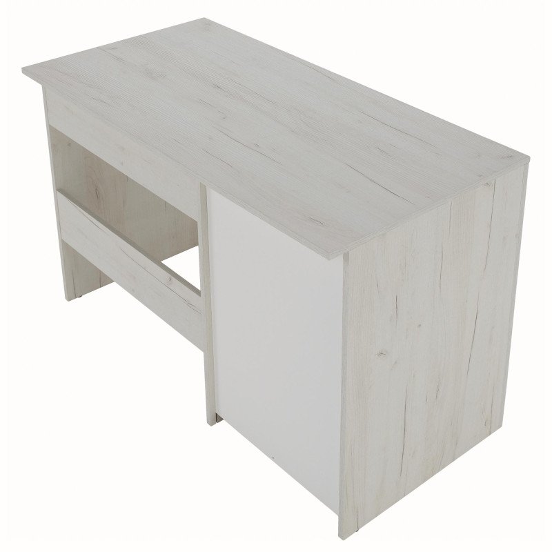 Kondela PC stôl typ 80, biela craft, ANGEL