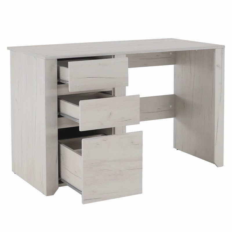 Kondela PC stôl typ 80, biela craft, ANGEL