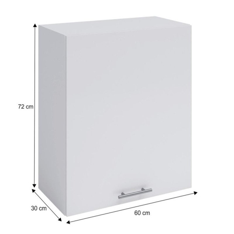 Kondela Horná skrinka, biela, ľavá, FABIANA W - 60