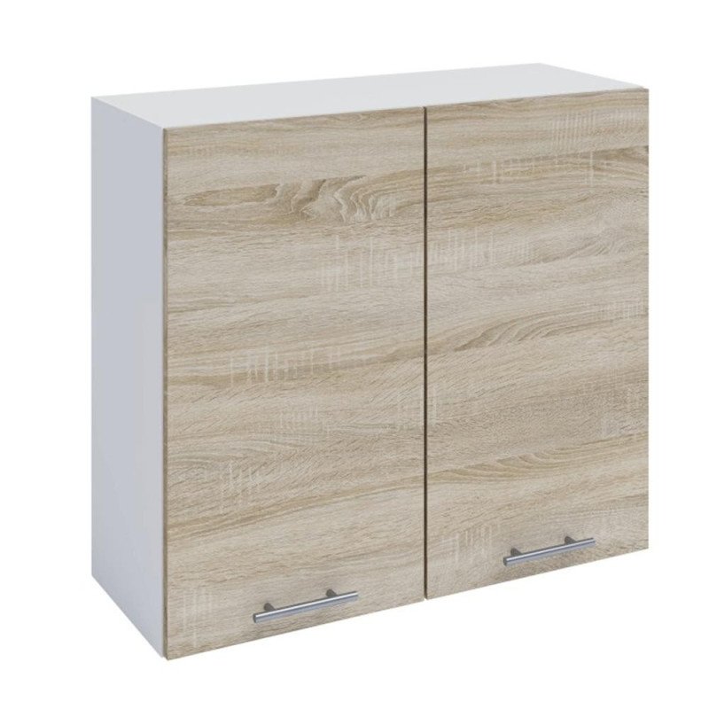 Kondela Horná skrinka, dub sonoma/biela, FABIANA W - 80