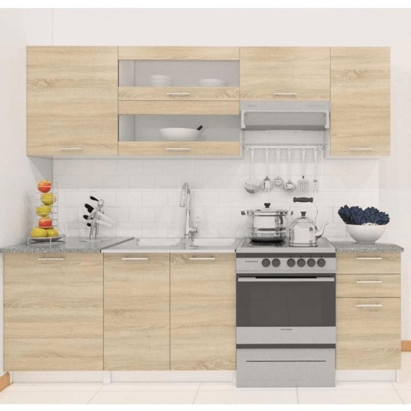 Kondela Dolná skrinka, dub sonoma/biela, FABIANA S - 60KU