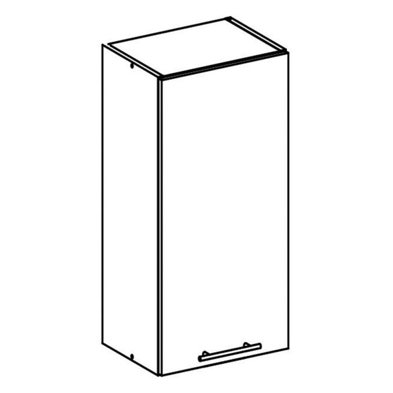 Kondela Horná skrinka, biela, FABIANA W - 30