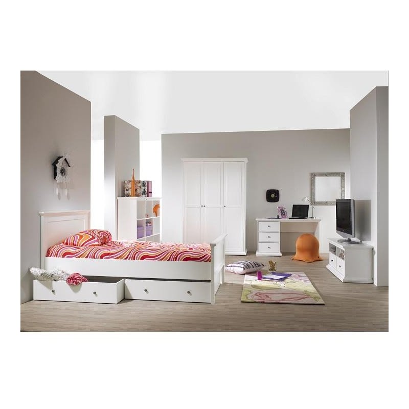 Kondela Vešiaková skriňa, biela, PARIS 4D 75354