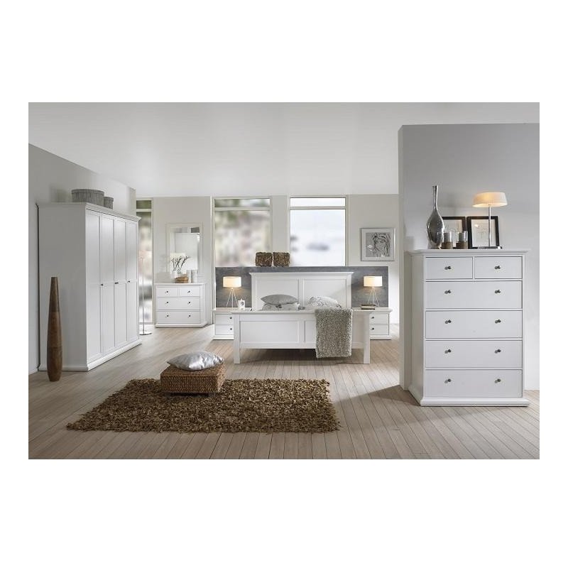 Kondela Vešiaková skriňa, biela, PARIS 4D 75354