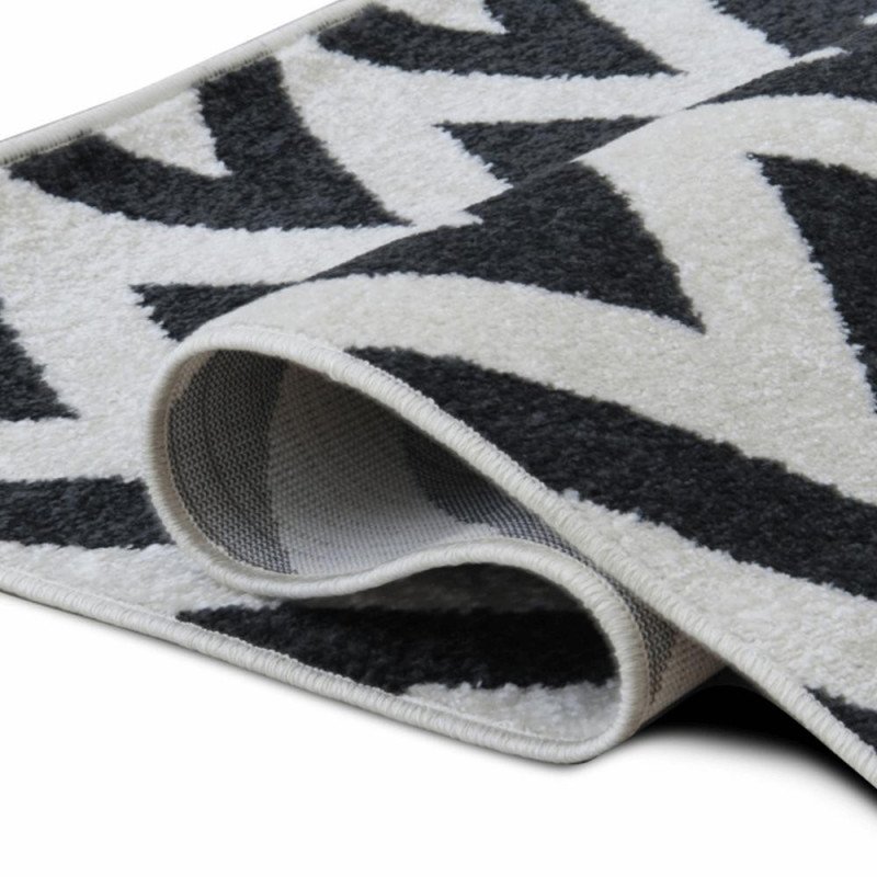 Kondela Koberec, slonovinová/tmavosivá, 200x285, ADISA