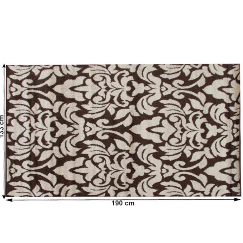 Kondela Koberec, béžová/tmavohnedá, 133x190, LORENS
