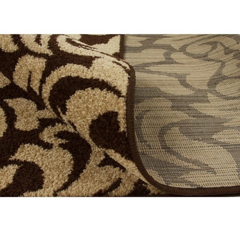 Kondela Koberec, béžová/tmavohnedá, 133x190, LORENS