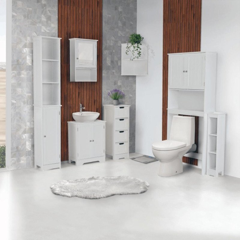 Kondela Skrinka nad WC, biela, ATENE TYP 5