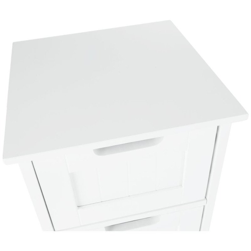 Kondela 4-šuplíková komoda, biela, ATENE TYP 7