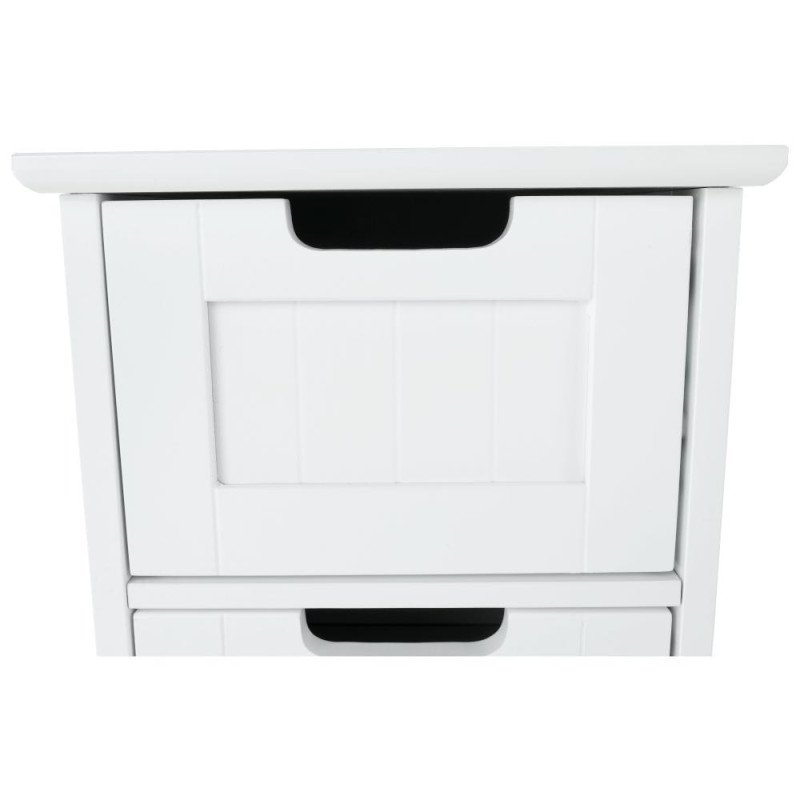 Kondela 4-šuplíková komoda, biela, ATENE TYP 7