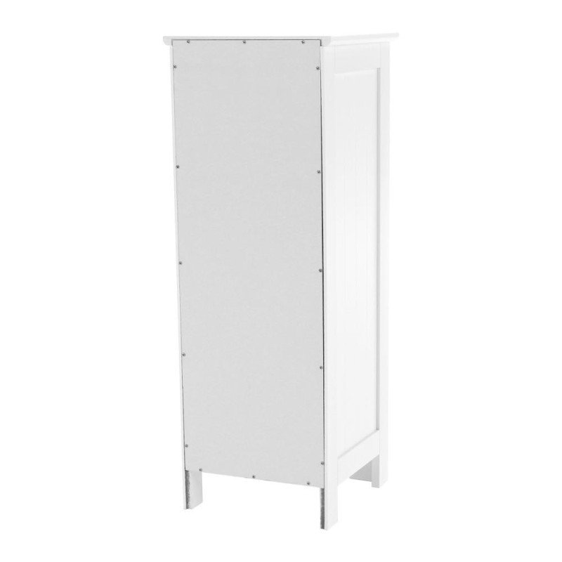 Kondela 4-šuplíková komoda, biela, ATENE TYP 7