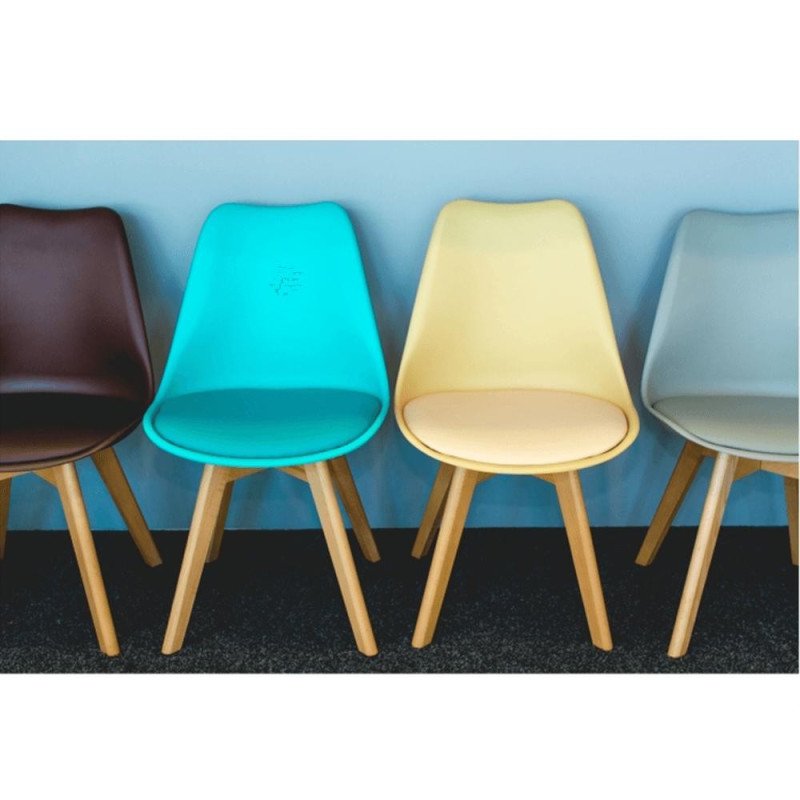 Kondela Stolička, sivá/buk, BALI 2 NEW