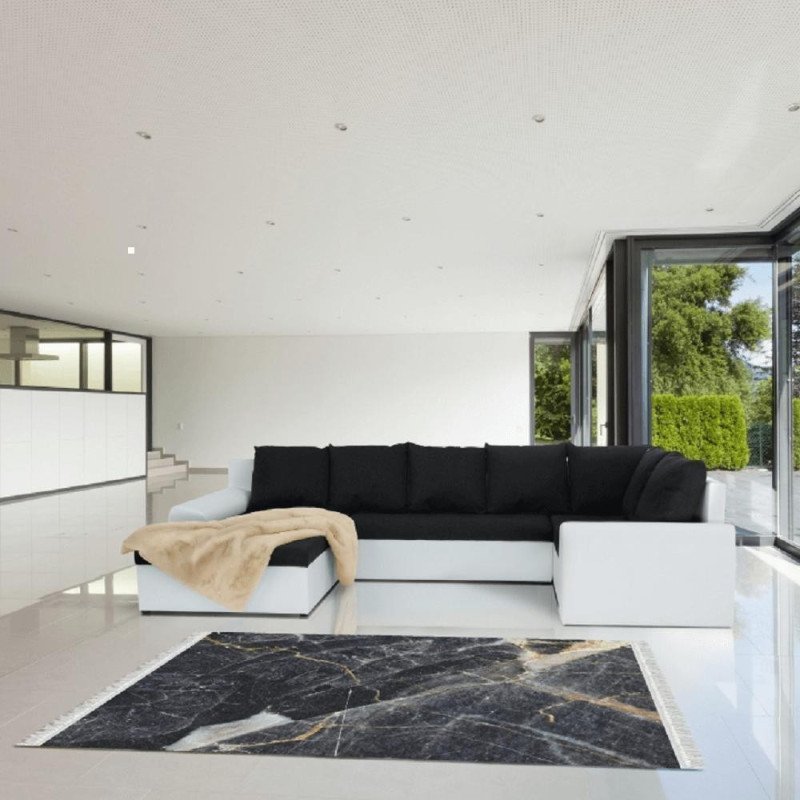 Kondela Koberec, tmavomodrý mramor, 120x180, RENOX TYP 1