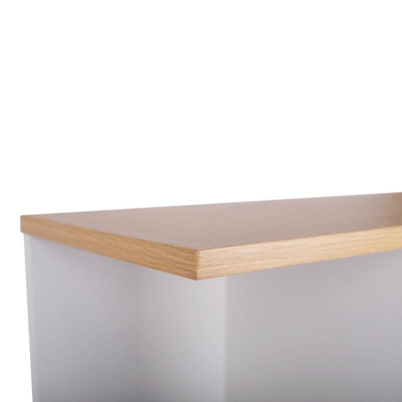 Kondela Regál, borovica/biela, ERDEM NEW TYP 2