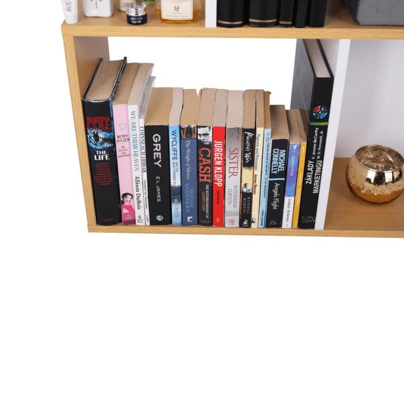 Kondela Regál, borovica/biela, ERDEM NEW TYP 2