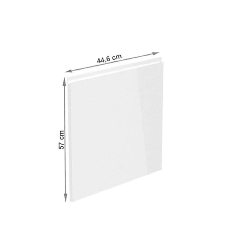 Kondela Dvierka na umývačku riadu, biela extra vysoký lesk HG, 44,6x57, AURORA