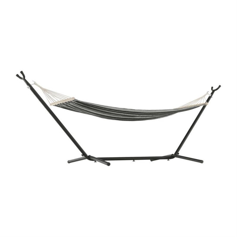 Kondela Hojdacia sieť, sivá/biela, EVANA NEW - single